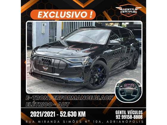 AUDI E-TRON ELÉTRICO PERFORMANCE BLACK QUATTRO AUDI E-TRON ELÉTRICO PERFORMANCE BLACK QUATTRO